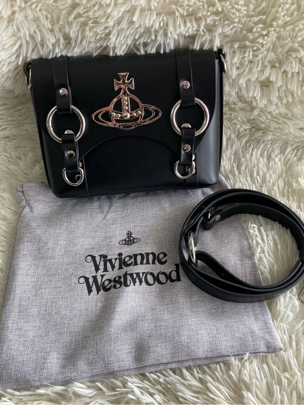 Vivienne Westwood Betty Mini Satchel Black